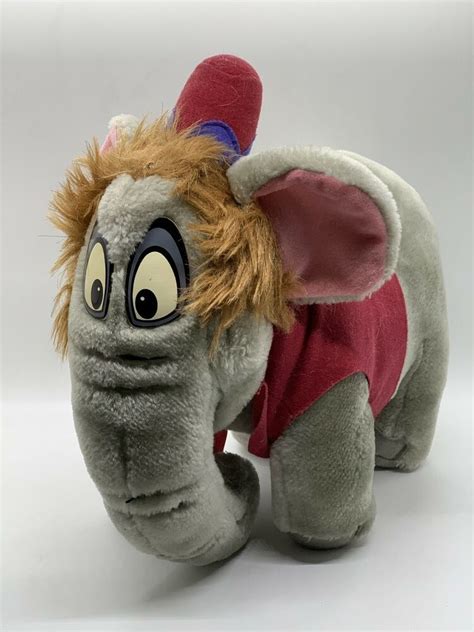 Vintage Aladdin Plush ABU Elephant Stuffed Animal From Disney World On Ice 11" #Disney #PlushToy ...