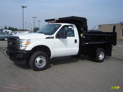 2011 Ford F350 Super Duty XL Regular Cab 4x4 Chassis Dump Truck in Oxford White - A70814 | All ...