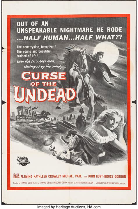 Curse of the Undead & Other Lot (Universal International, 1959). | Lot ...