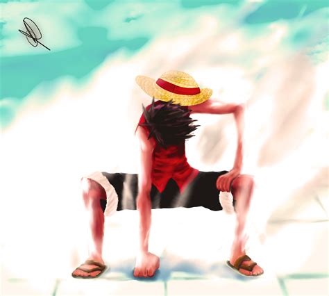 Cách vẽ Luffy Gear 2 dễ hiểu