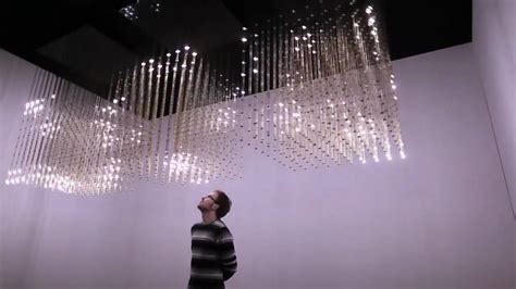 rAndom International - Swarm Light, Responsive Light Installation 2010 ...