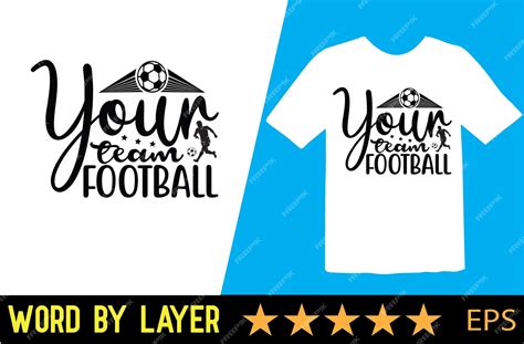 Premium Vector | Football vector t-shirt design