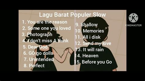 Lagu Slow Barat populer 2023 - YouTube