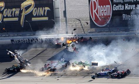 Dan Wheldon Dies in Massive Crash - Indy Race - XciteFun.net