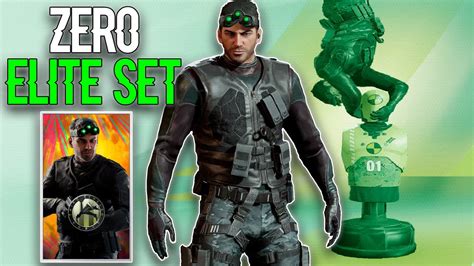 ZERO "Splinter Cell" Elite Set MVP ANIMATION - IN-GAME SHOWCASE - Weapon Skins - Rainbow 6 Siege ...