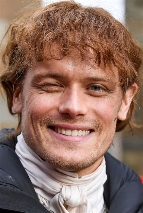 Flame-haired hunk Sam Heughan reveals the one thing he loves more than watching Outlander | The ...