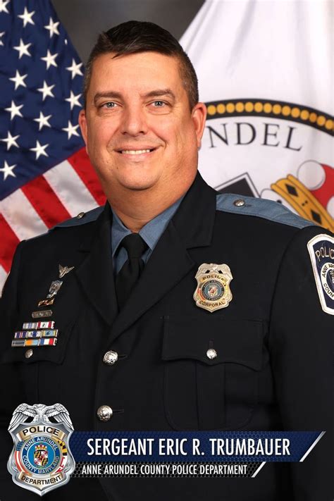 Anne Arundel County Police Department Mourns the Loss of Sergeant Eric ...