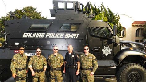 Salinas PD's giant military tank turning heads