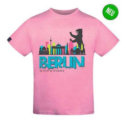 T-shirt children "Skyline Berlin pink" by Robin Ruth at berlindeluxe