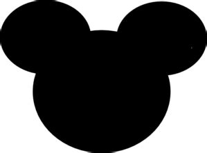 Mickey Mouse Outline Clip Art at Clker.com - vector clip art online ...