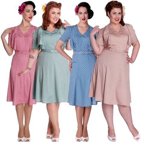 1940s Plus Size Clothing: Dresses History