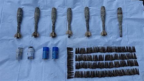 Explosive Material, Ammunition Found In J&K's Awantipora