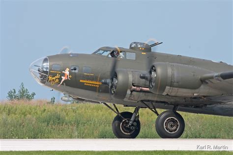 "B-17 Memphis Belle" by Karl R. Martin | Redbubble