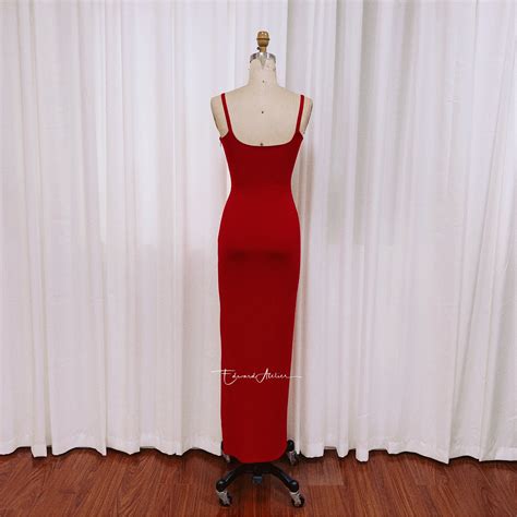 Tina Carlyle Red Dress 90s Cocktail Party Costume - Etsy Australia