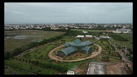 Glass House Davangere|Drone view|4K|Tourist Attraction. - YouTube