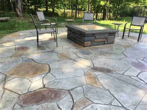 Stamped Concrete Patio In Cold Climates • Fence Ideas Site
