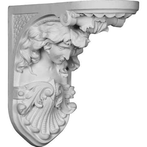 5-Inch W x 10-Inch D x 10-Inch H Hestia Corbel | Corbels, Corner ...