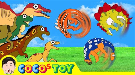 No one's brave from the start 5ㅣdinosaurs cartoon for childrenㅣCoCosToy - YouTube