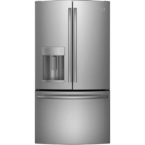 GE 27.7-cu ft French Door Refrigerator with Dual Ice Maker (Stainless ...