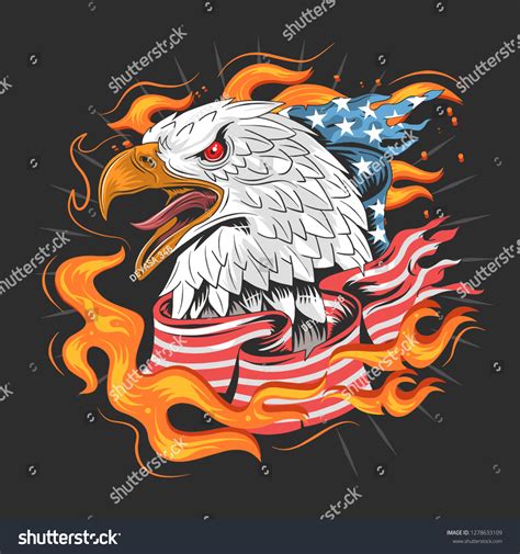 1,830 Eagle Flag Tattoo Images, Stock Photos & Vectors | Shutterstock