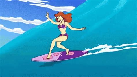 Daphne Scooby Doo GIF - Daphne ScoobyDoo Surfing - Discover & Share GIFs Daphne From Scooby Doo ...