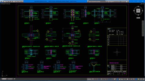 Download Detail Struktur Penulangan Balok Baja DWG AutoCAD - Asdar Id | Desain, Autocad, Belajar ...