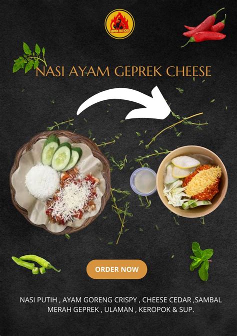 Nasi Ayam Geprek Cheese (GEPREK PAK BOSS) – Sadeeq