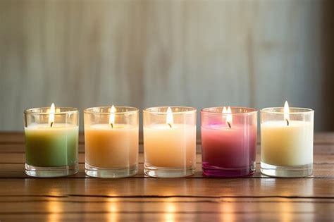 Premium Photo | A set of scented candles intended for relaxation and ...