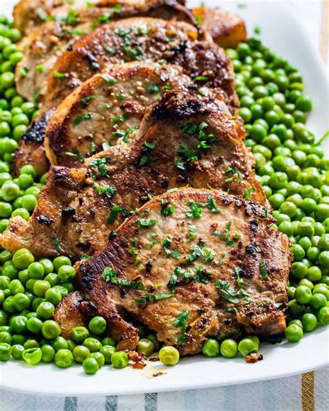 Lemon Garlic Pork Chops - Craving Home Cooked