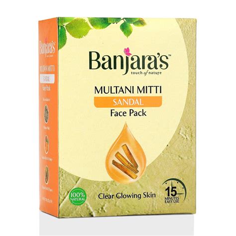 Banjara's Multani Mitti + Sandal Face Pack Powder | Buy Online – Banjaras Store