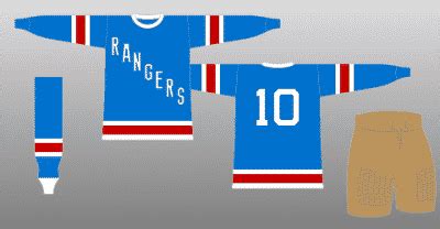 The evolution of the New York Rangers magnificent uniform