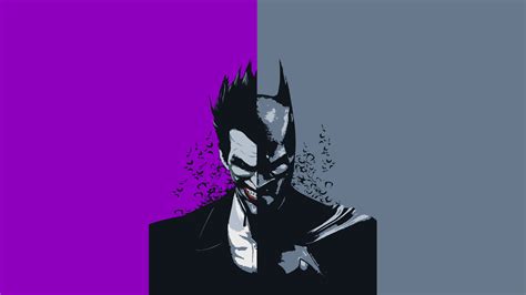 2048x1152 Resolution 4K Batman and Joker Minimalist 2048x1152 Resolution Wallpaper - Wallpapers Den