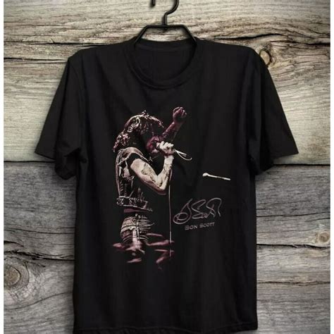 ACDC Bon Scott Highway To Hell Malcom Angus Young Brian Johnson Vintage T-Shirt - Walmart.com