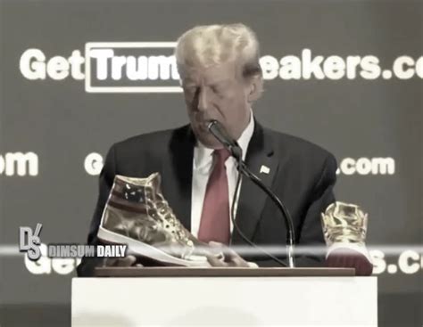 Former President Donald Trump unveils Trump-branded sneakers amidst ...