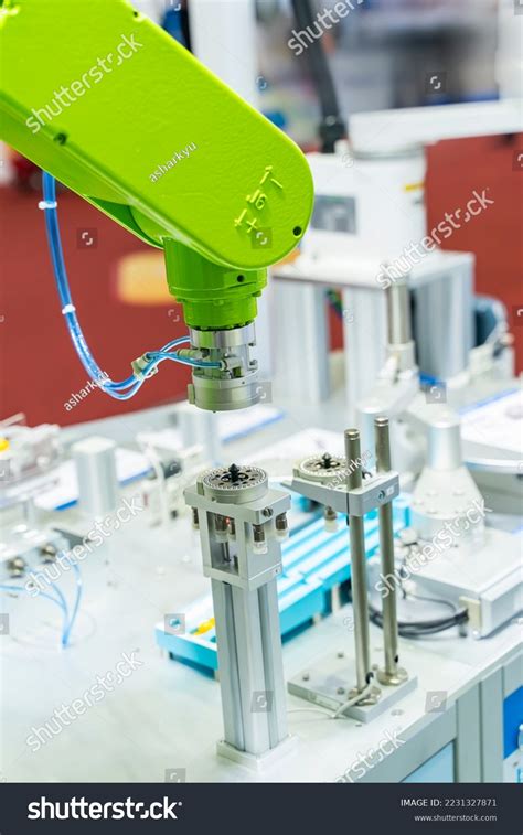 Automatic Robot Smart Factory Assembly Line Stock Photo 2231327871 ...