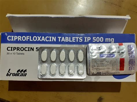 Ciprofloxacin Tablets, 10x10, 500mg, Rs 55 /strip HK Global Exporter ...