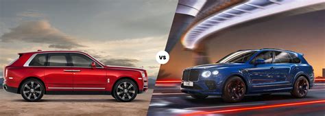 2020 Rolls Royce Cullinan vs. 2020 Bentley Bentayga