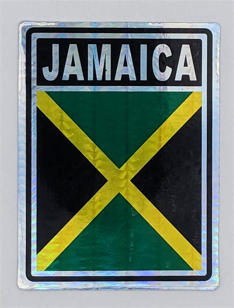 Jamaica 3×4 Sticker – Flag Matrix