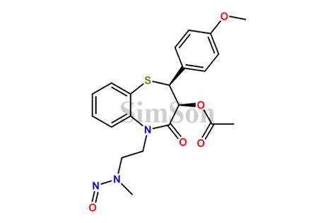 N-desmethyl N-nitroso Diltiazem | CAS No- NA | Simson Pharma Limited