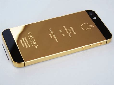 gizmoNnews: iPhone 5S Platinum "real" gold costs 3,700 euros