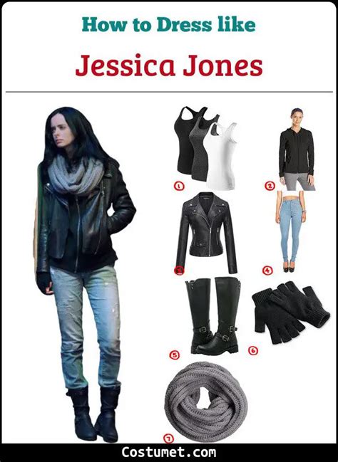 Jessica Jones Costume for Cosplay & Halloween