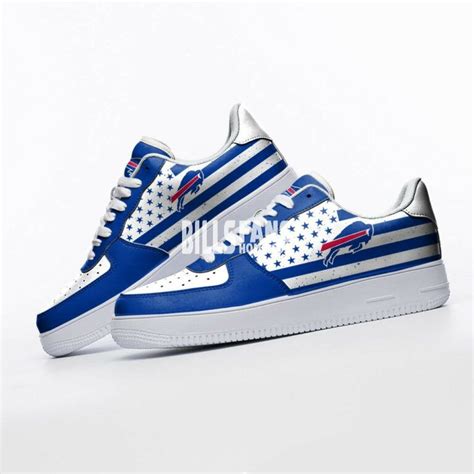 NFL Buffalo Bills Air Force 1 Sneakers - billsfanshome.com