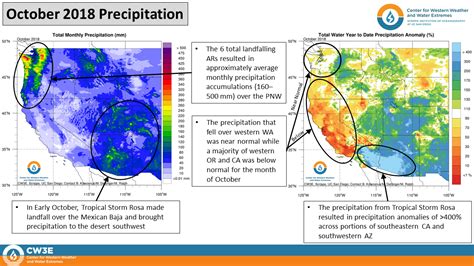 Water Year 2019: October Atmospheric Rivers - Center for Western Weather and Water Extremes