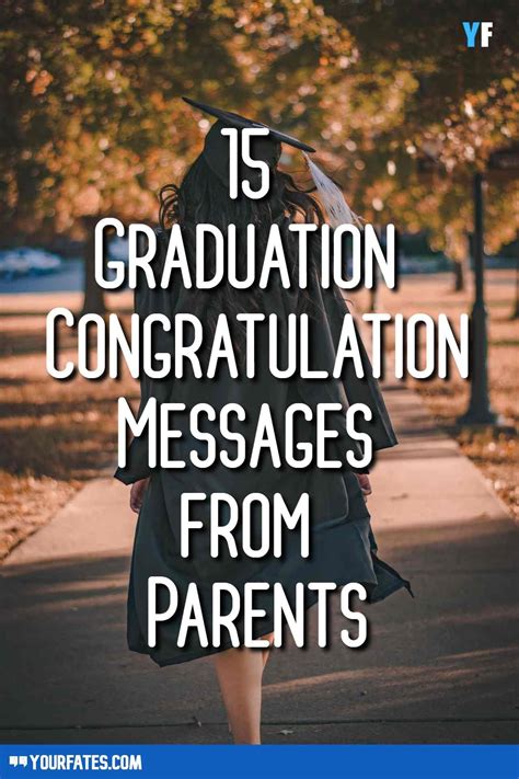 15 Best Graduation Congratulation Messages from Parents | YourFates ...