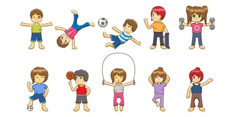 niños haciendo ejercicio Girls Illustration, Exercise For Kids, Clipart, Vector Art, Art Images ...