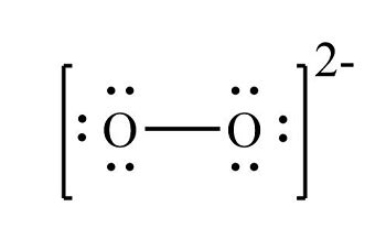 Draw and explain the Lewis structure for O22-. | Homework.Study.com