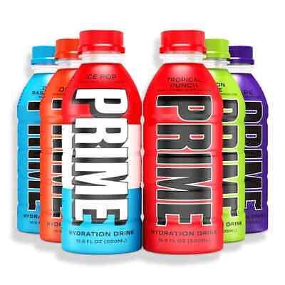 PRIME HYDRATION DRINK By Logan Paul x KSI 7 FLAVORS 🟠🟣🟢🔵🔴⚪️ Fast ...