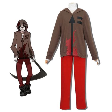 Anime Angels of Death Cosplay Zack Isaac Foster Cotumes Daily Outfit ...