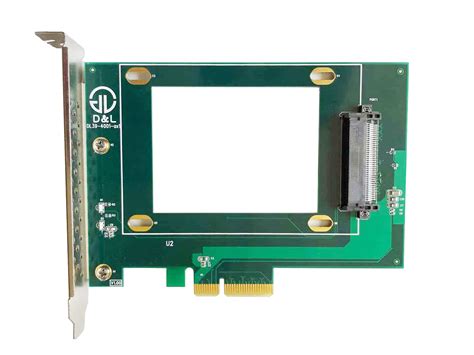 Buy DiLiVing PCIe to NVMe U.2 Adapter, PCIe 4X to SFF-8639 Interface for 2.5" NVMe SSD ...