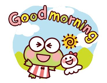 Good Morning Hello Kitty Animated Gif - Draw-e